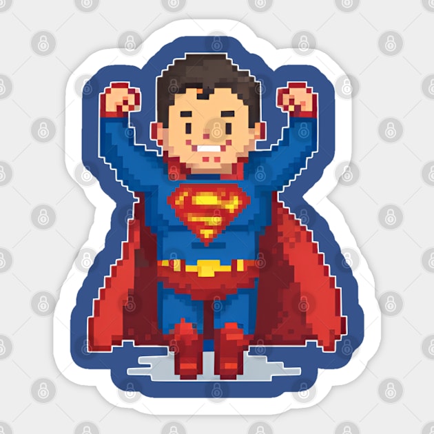 Super Kid Sticker by Jackson Williams